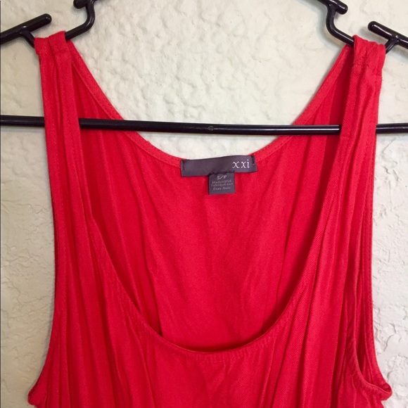 Forever 21 Cinched Red Dress - Picture 4 of 6